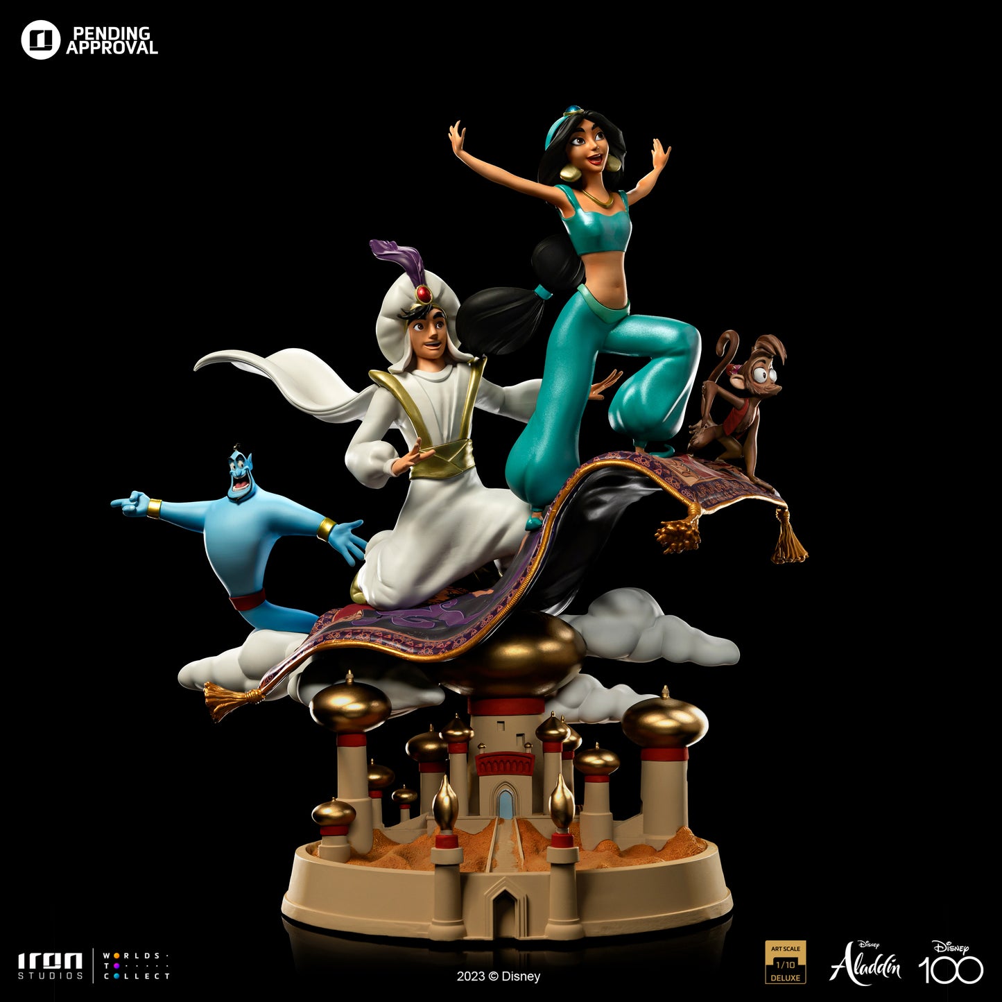 ALADDIN AND JASMINE DELUXE - DISNEY CLASSICS - ART SCALE 1/10