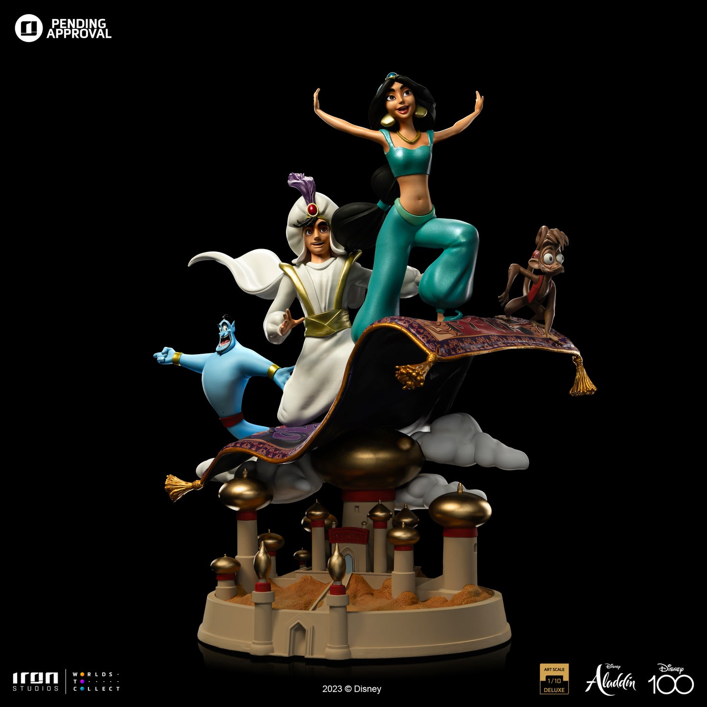 ALADDIN AND JASMINE DELUXE - DISNEY CLASSICS - ART SCALE 1/10