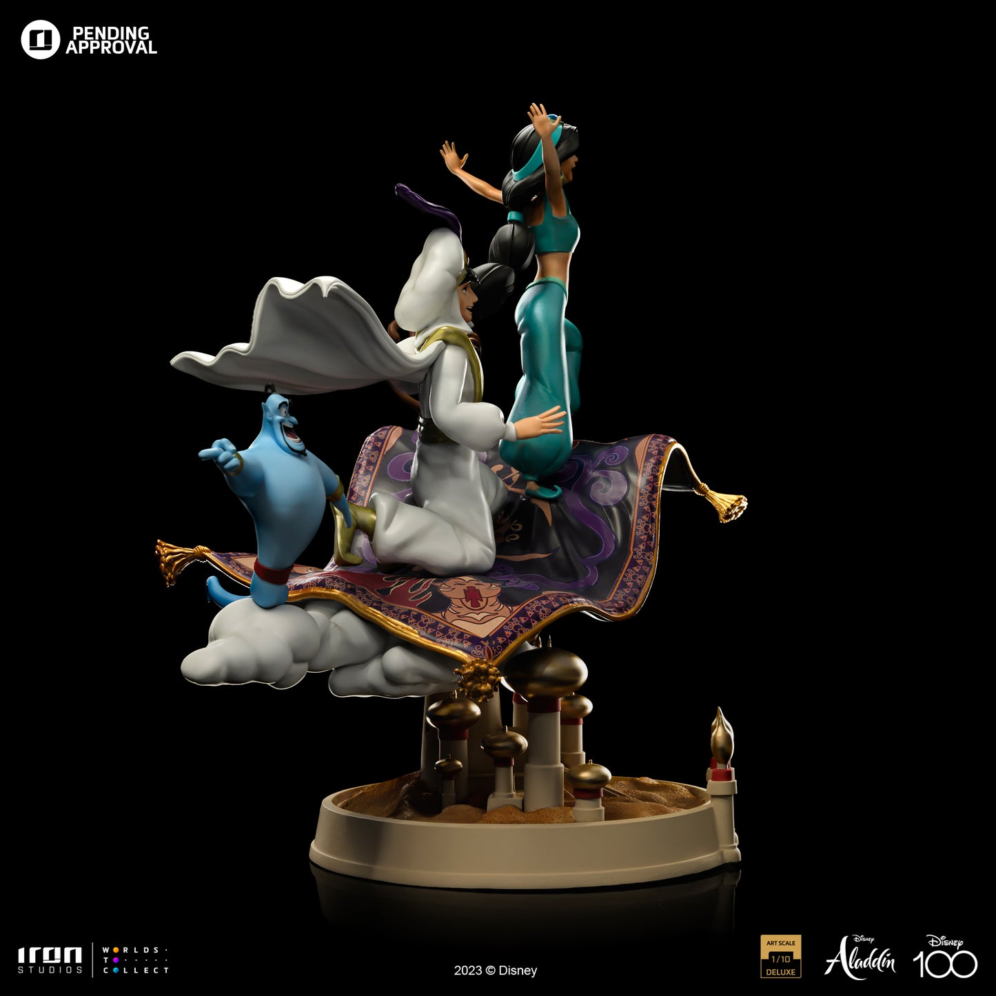 ALADDIN AND JASMINE DELUXE - DISNEY CLASSICS - ART SCALE 1/10
