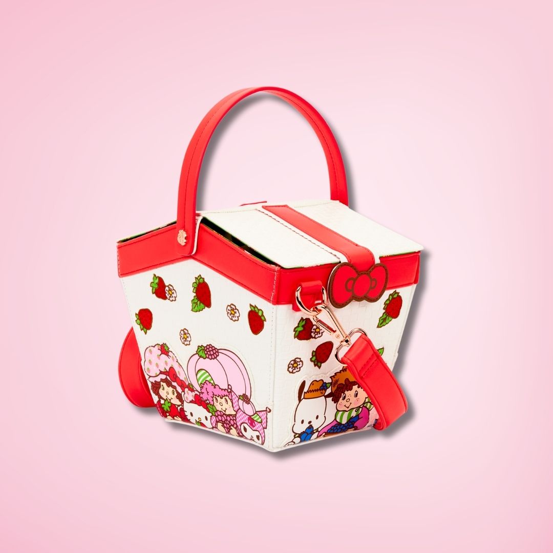Sanrio Hello Kitty & Friends x Strawberry Shortcake Scented Figural Basket Crossbody Bag