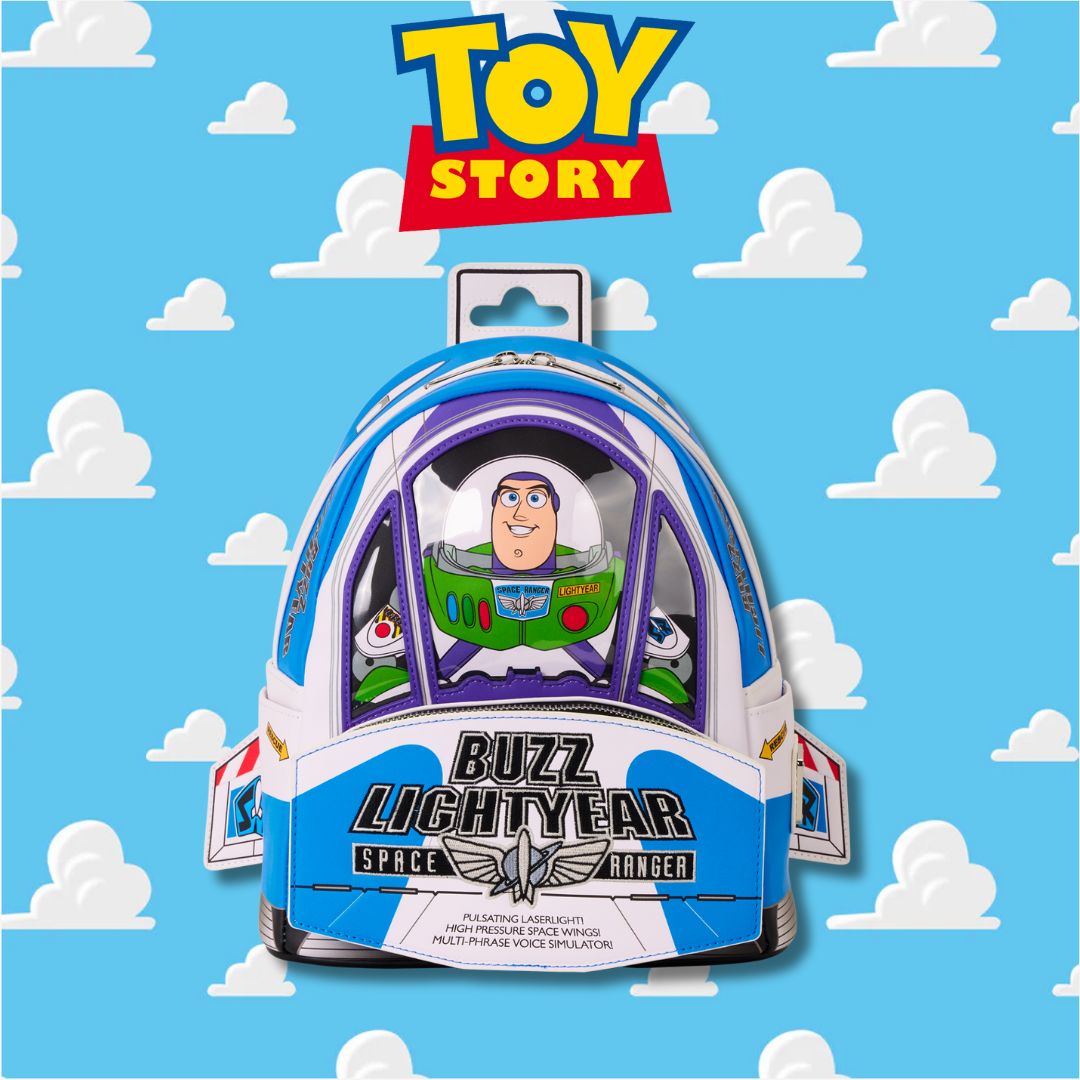 Toy Story 30th Anniversary Buzz Lightyear Glow In Dark & Sound Mini Backpack