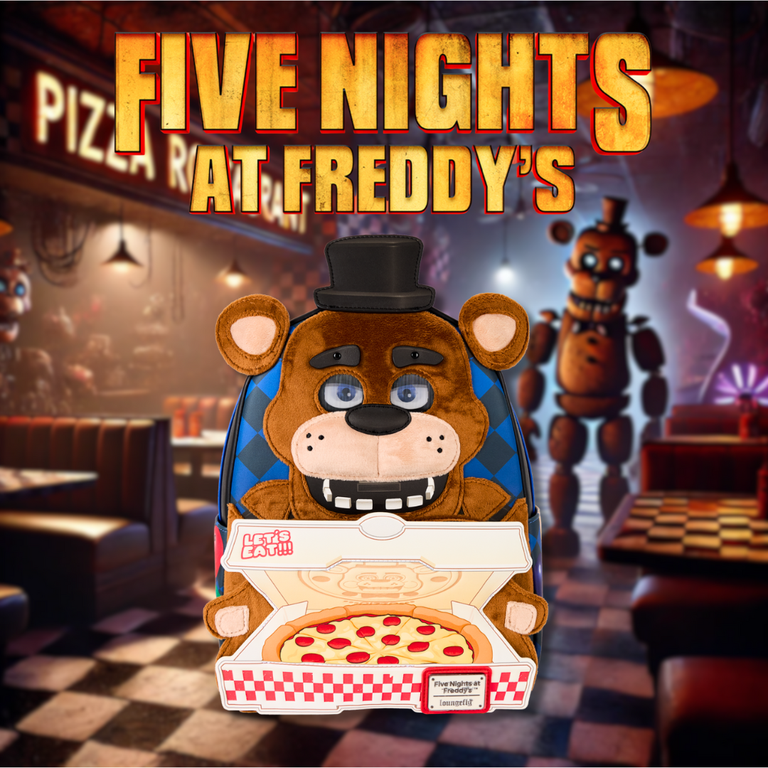 Five Nights at Freddy's Freddy Fazbear Plush Cosplay Lenticular Mini Backpack