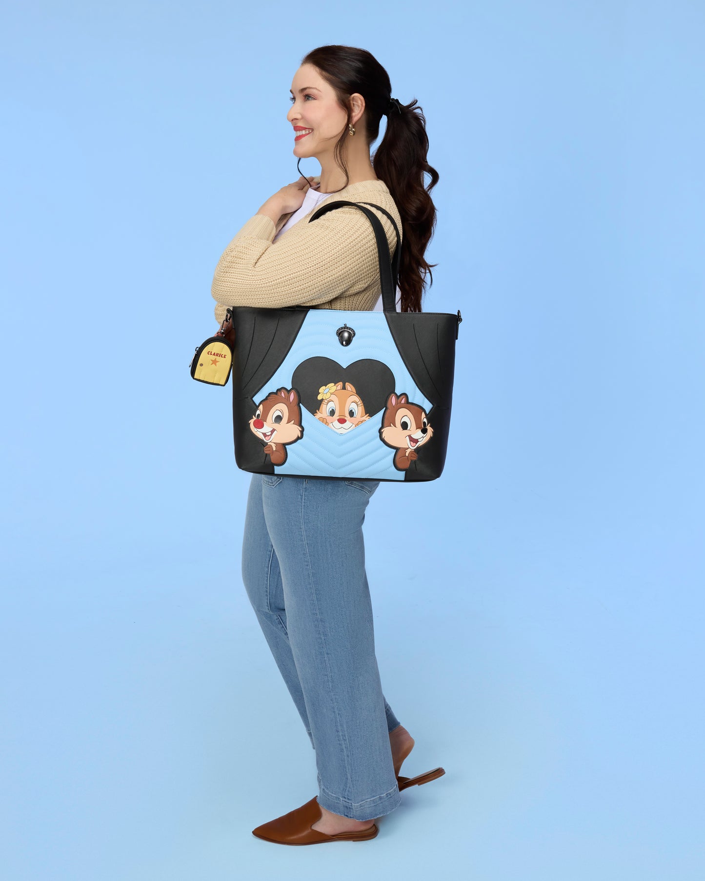 Chip 'n' Dale Two Chips & a Miss Tote Bag with Coin Bag