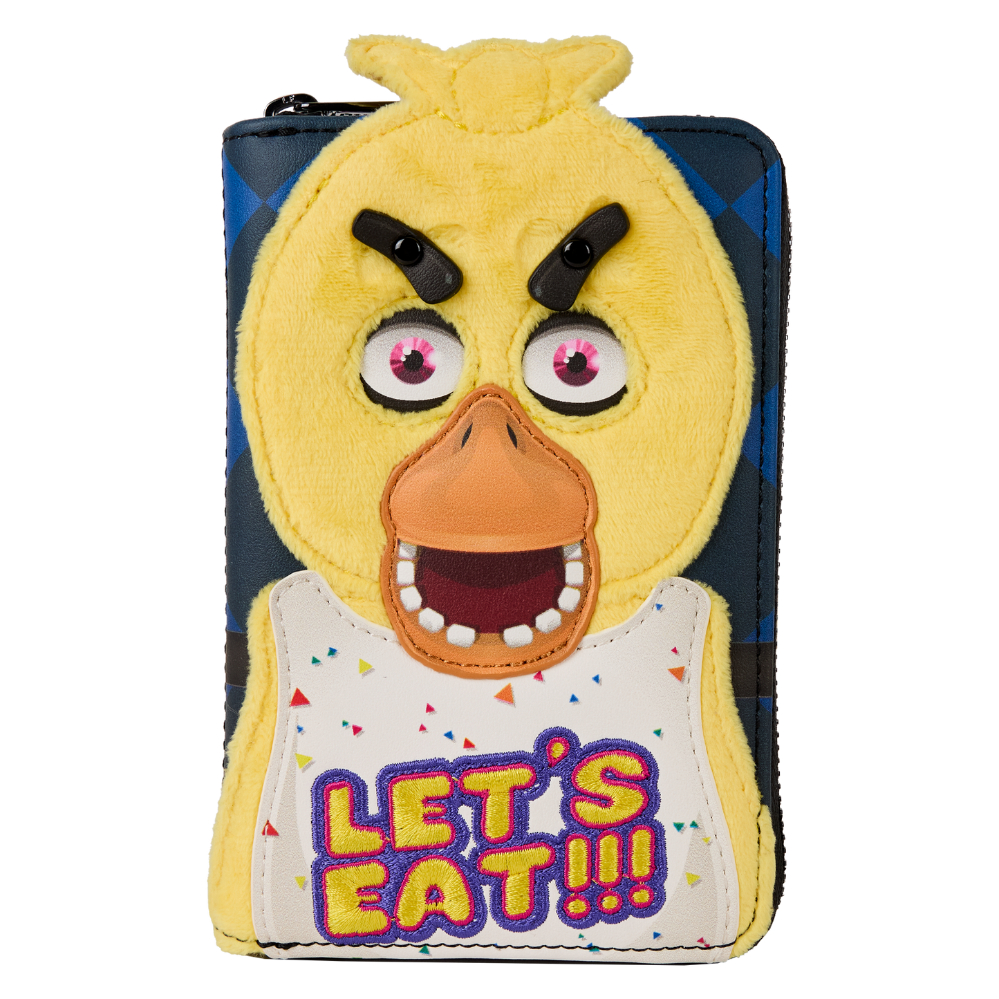 Five Nights at Freddys Chica Plush Cosplay Zip Around Wallet