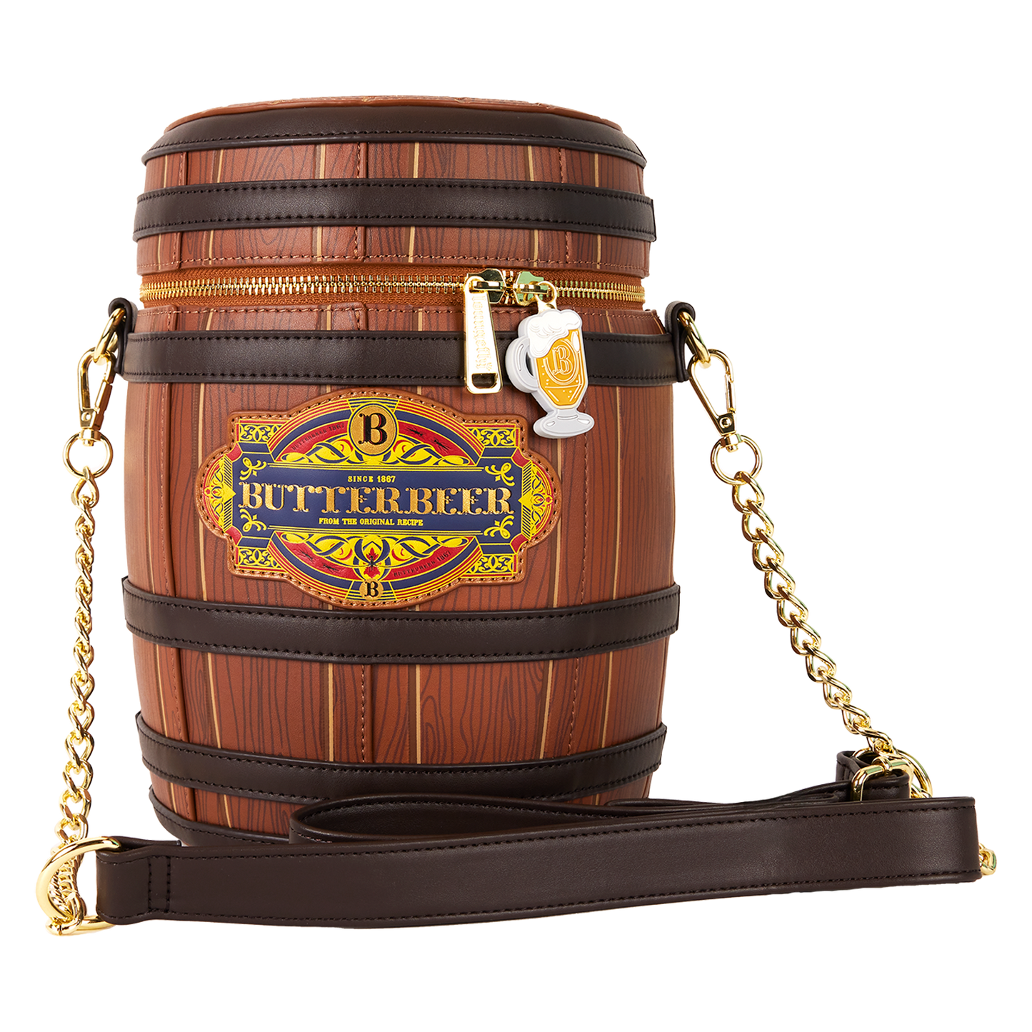 WB Harry Potter Butterbeer Barrel Crossbody Bag