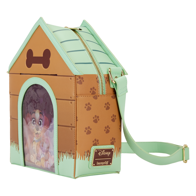 I Heart Disney Dogs Doghouse Triple Lenticular Figural Crossbody Bag