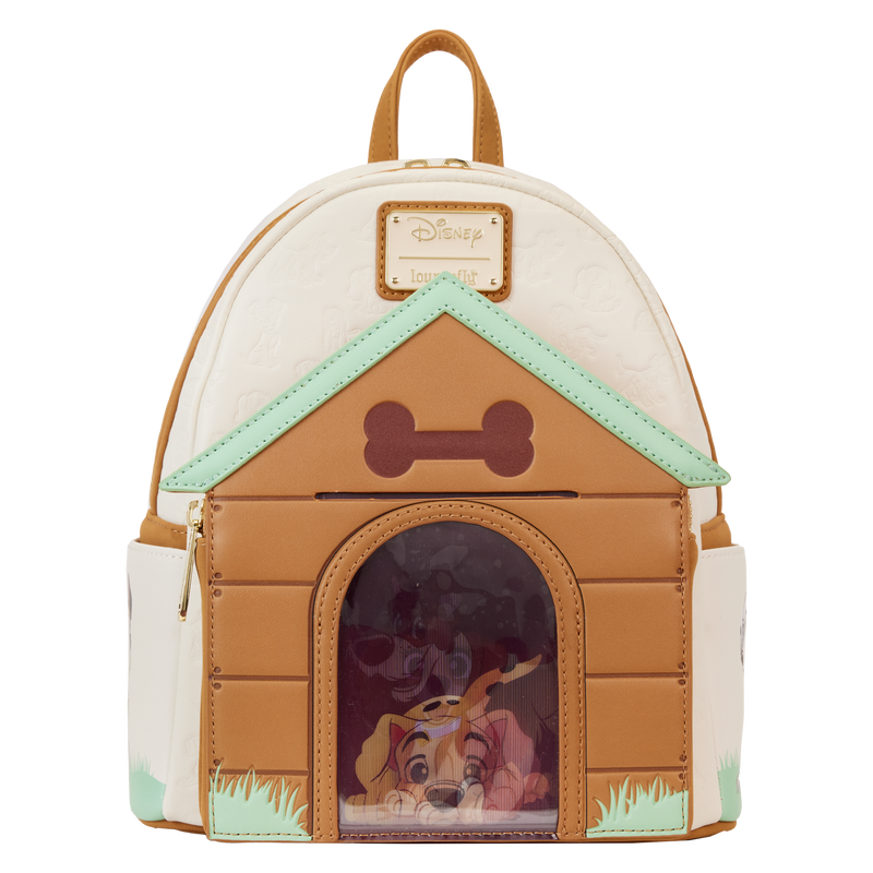 I Heart Disney Dogs Doghouse Triple Lenticular Mini Backpack