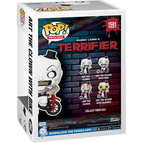 Terrifier Art the Clown with Bike Funko Pop! Vinyl Figure #1591