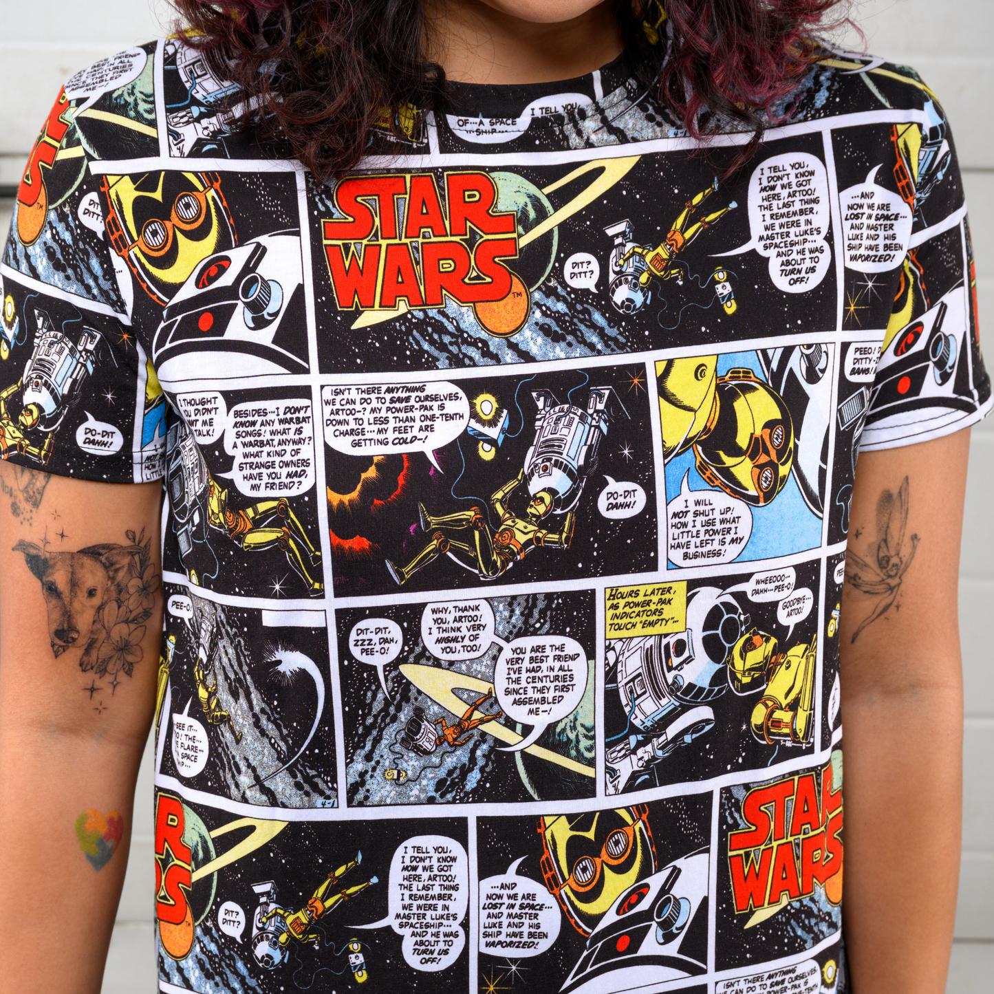 Star Wars Droid Comic AOP T-Shirt