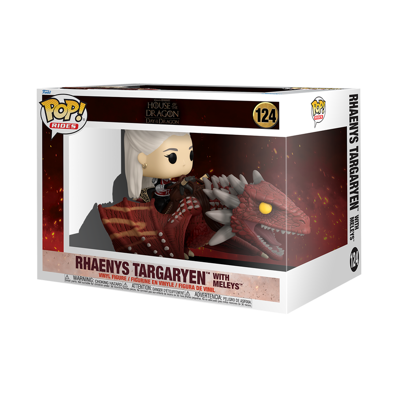 House of the Dragon Rhaenys Targaryen with Meleys Deluxe Funko Pop! Ride #124