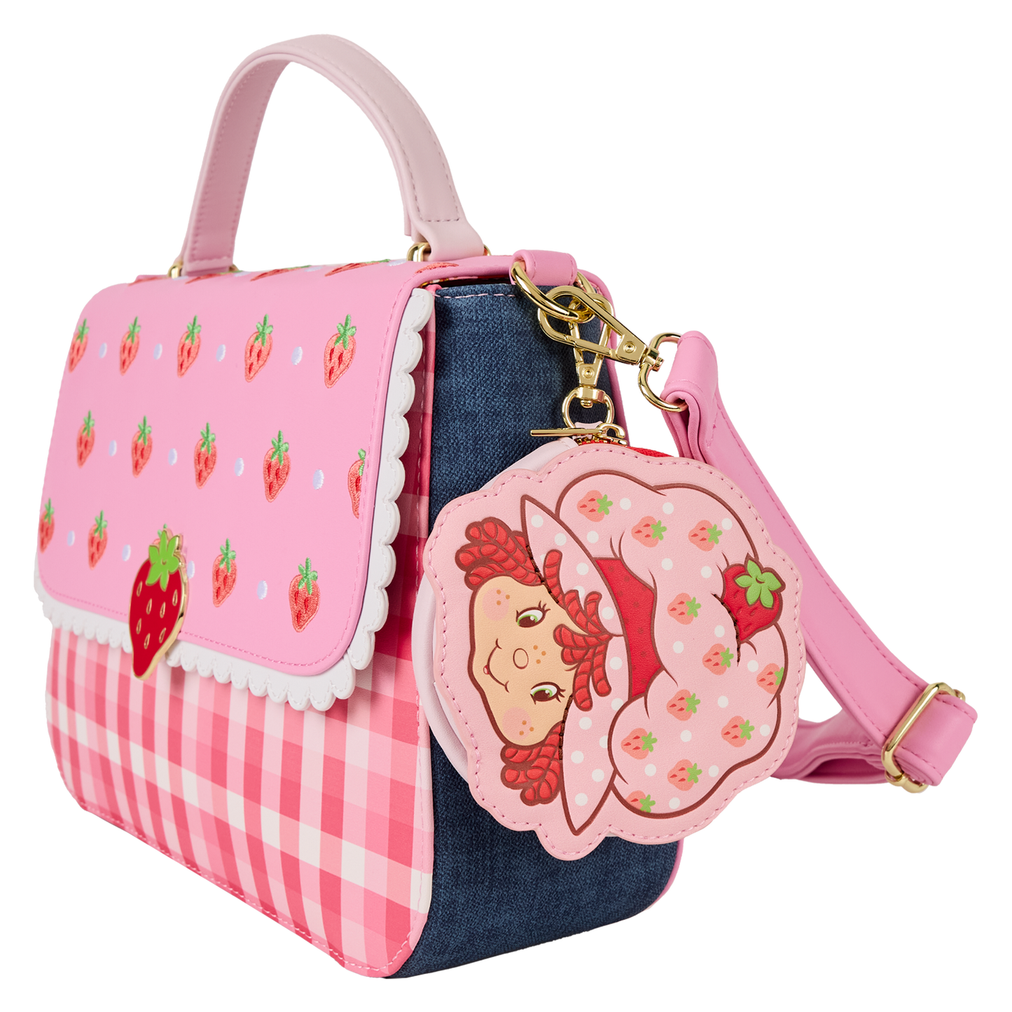 STRAWBERRY SHORTCAKE CROSSBODY BAG WITH COIN BAG
