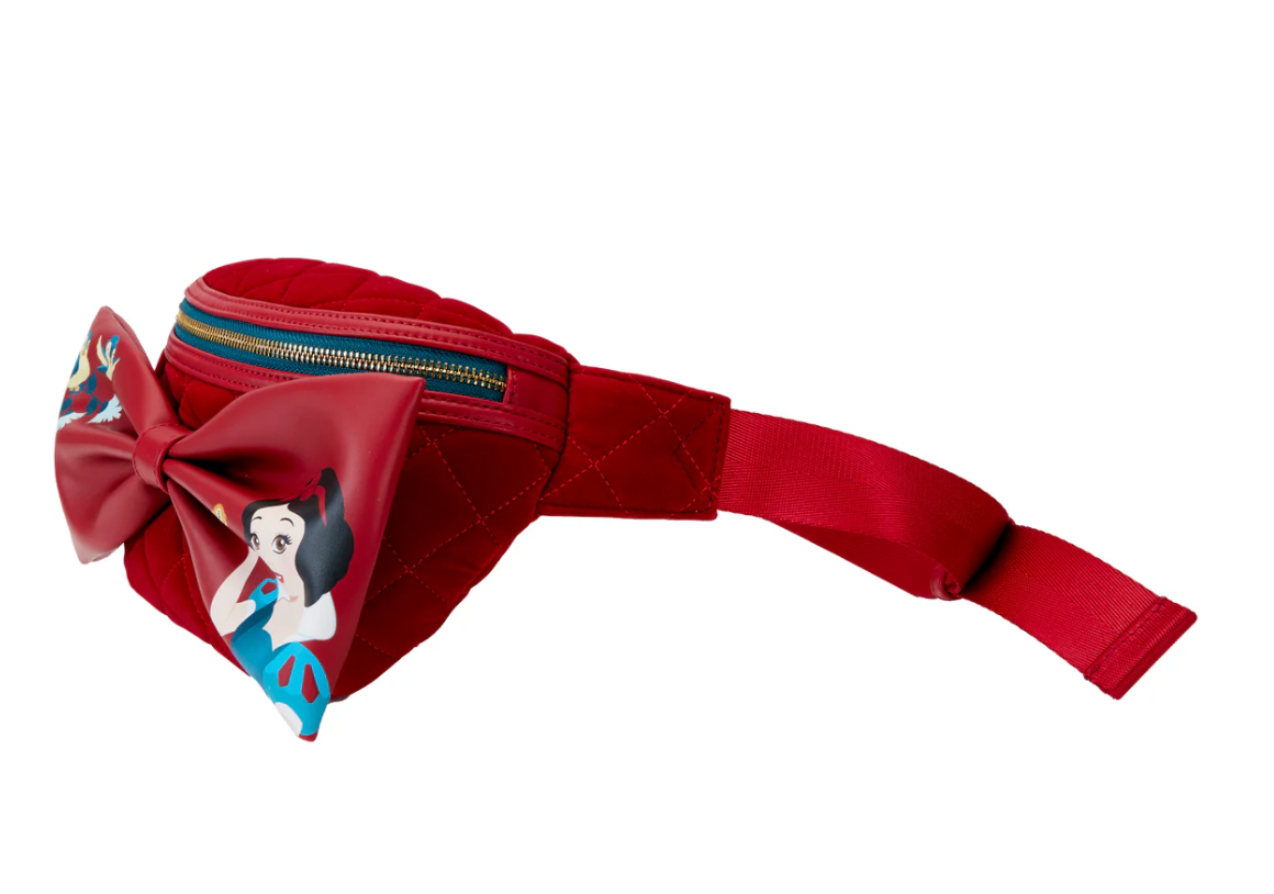 Disney Snow White Classic Bow Velvet Belt Bag