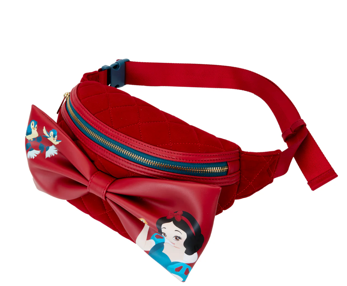 Disney Snow White Classic Bow Velvet Belt Bag