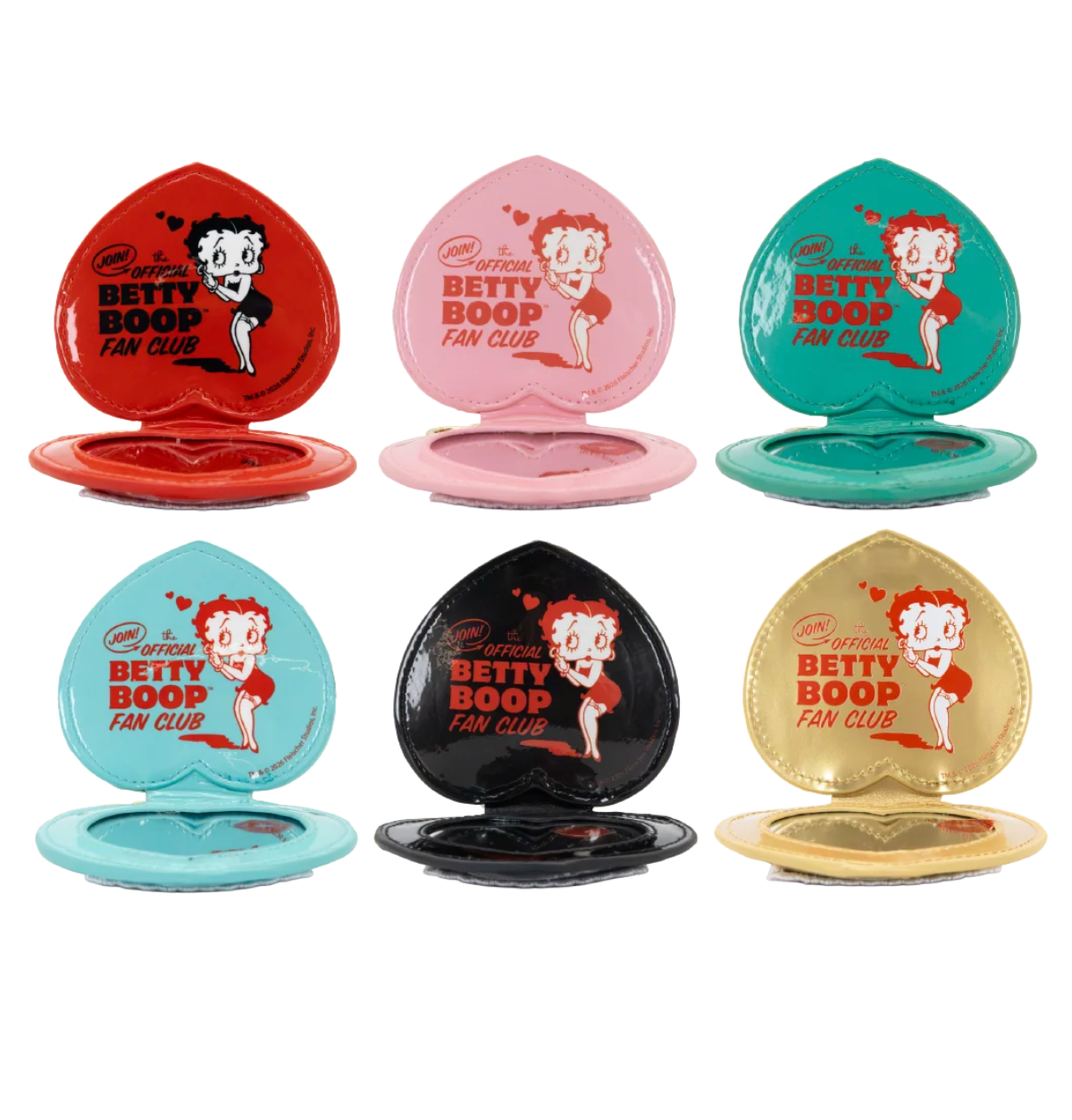 Betty Boop Mystery Box Heart Compact Mirror Bag Charms
