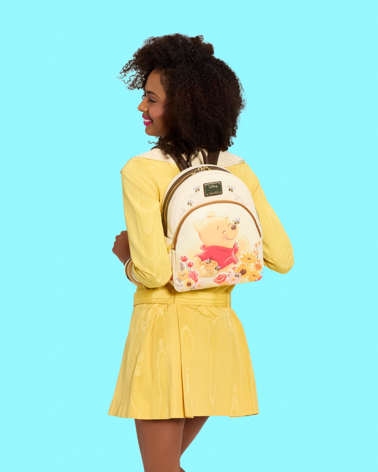 Winnie the Pooh Bees & Flowers Mini Backpack