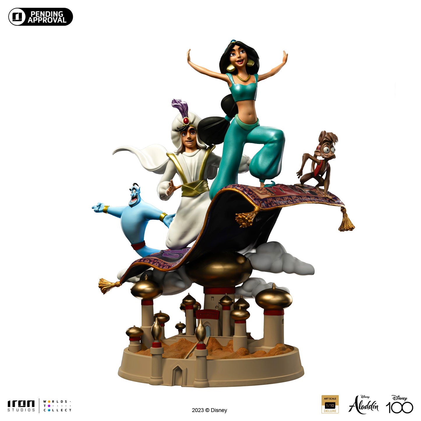 ALADDIN AND JASMINE DELUXE - DISNEY CLASSICS - ART SCALE 1/10
