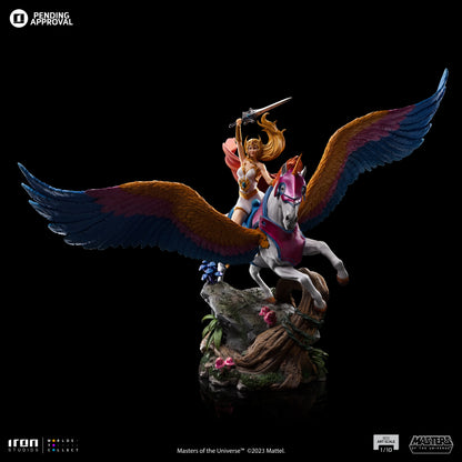 SHE-RA AND SWIFT WIND DELUXE - MASTERS OF THE UNIVERSE - ART SCALE 1/10