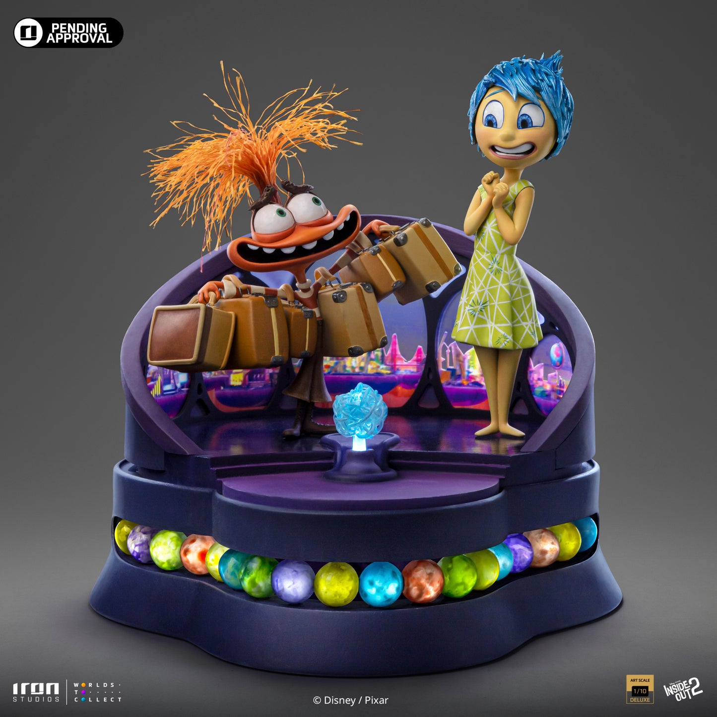 STATUE JOY & ANXIETY DELUXE - INSIDE OUT 2 - ART SCALE 1/10