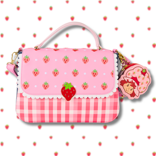 STRAWBERRY SHORTCAKE CROSSBODY BAG WITH COIN BAG