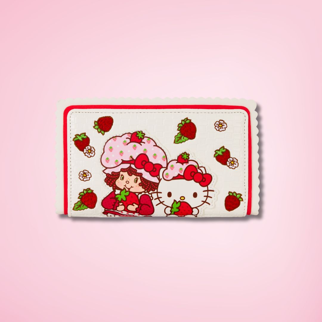 Sanrio Hello Kitty & Friends x Strawberry Shortcake Flap Wallet