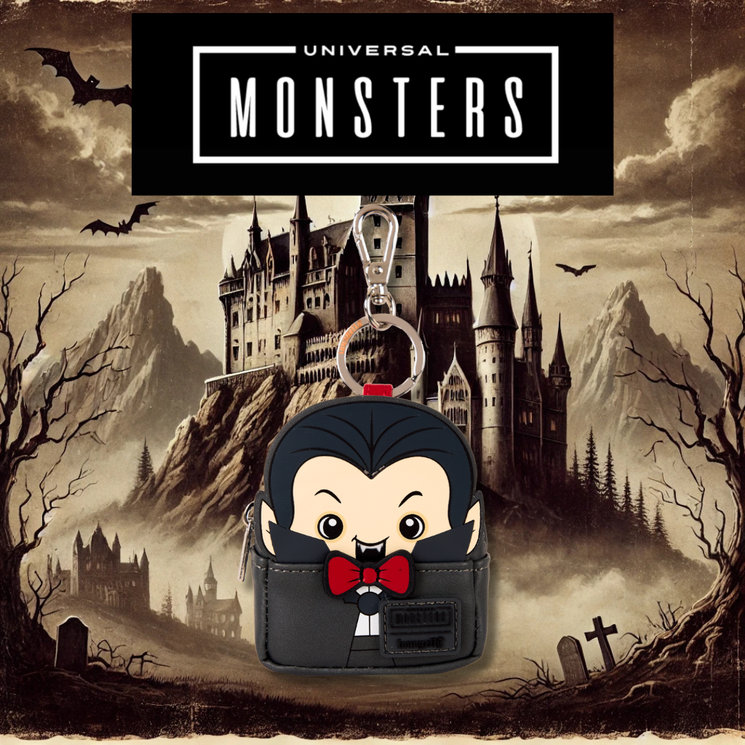 UNIVERSAL MONSTERS DRACULA MINI BACKPACK KEYCHAIN