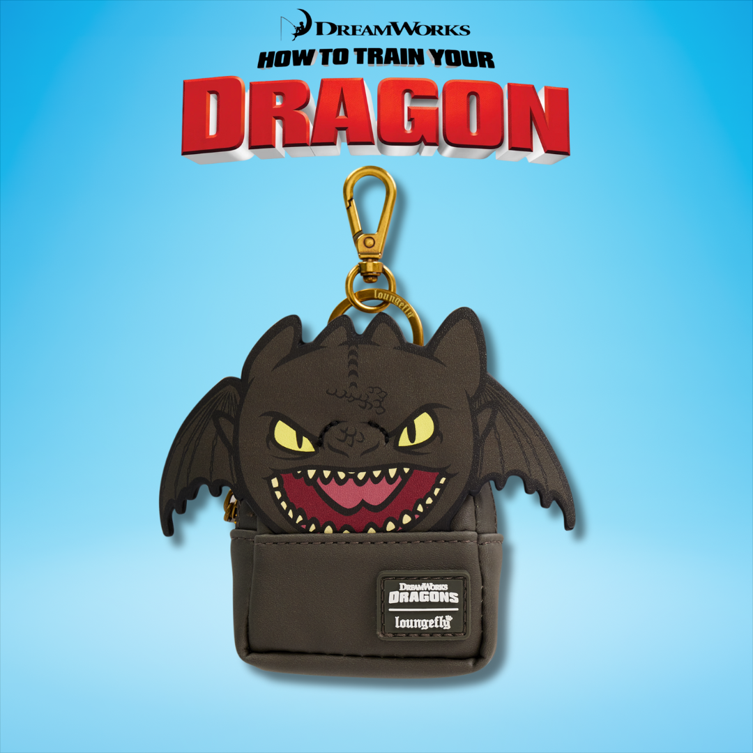 TOOTHLESS MINI BACKPACK KEYCHAIN CHARM