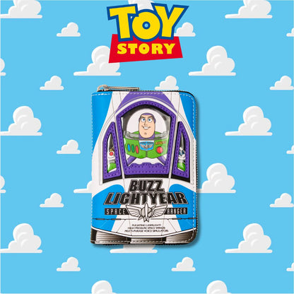 Toy Story 30th Anniversary Buzz Lightyear Glow In Dark Zip Around Wallet