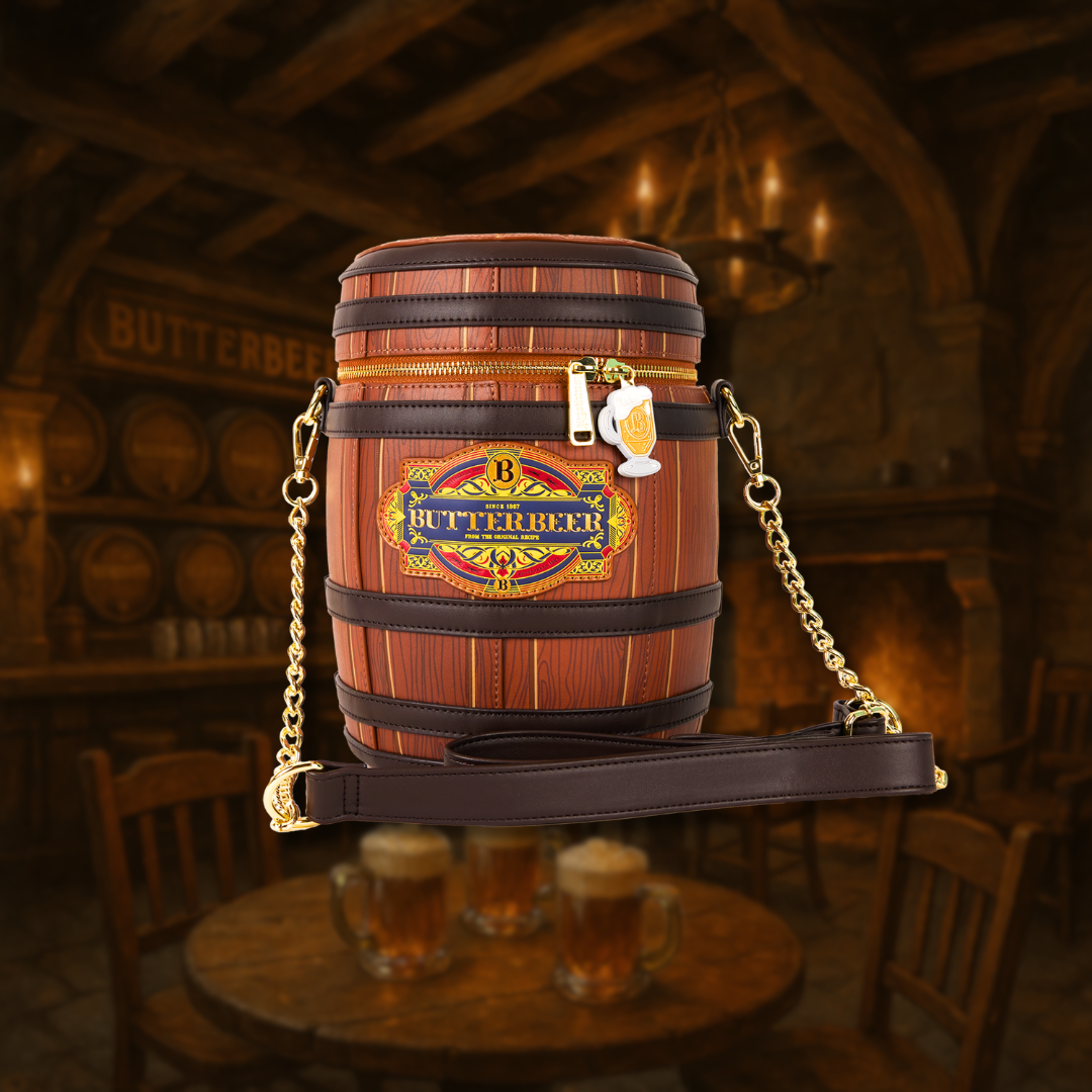 WB Harry Potter Butterbeer Barrel Crossbody Bag
