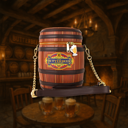 WB Harry Potter Butterbeer Barrel Crossbody Bag
