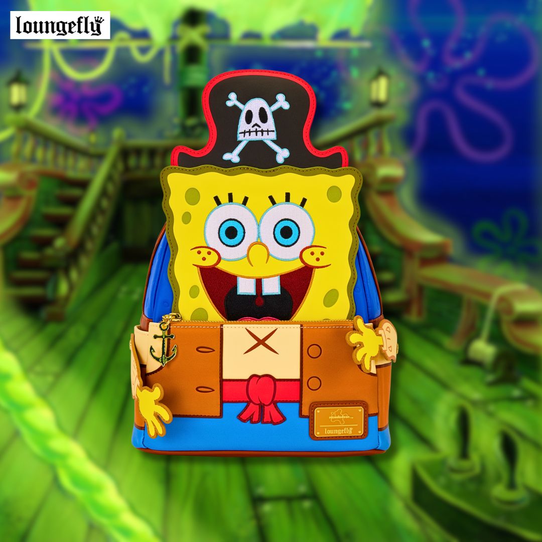 SpongeBob SquarePants Pirate Cosplay Mini Backpack - PREORDER DEC