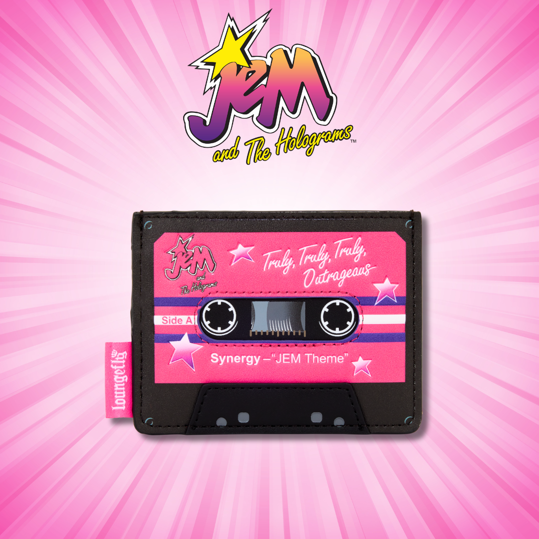 Jem and the Holograms Cassette Card Holder