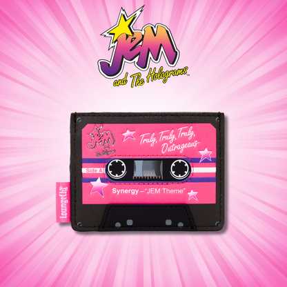 Jem and the Holograms Cassette Card Holder