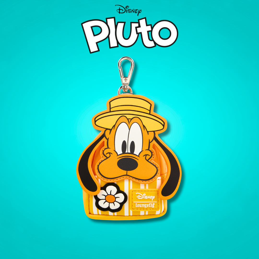 PLUTO PINSTRIPE DAPPER 95TH ANNIVERSARY KEYCHAIN BAG CHARM