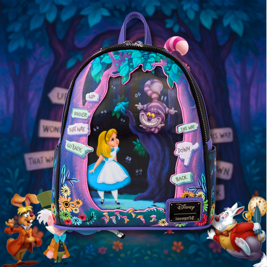 ALICE IN WONDERLAND MINI BACKPACK