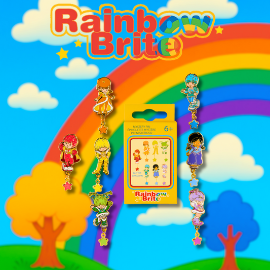 **FULL SET** Rainbow Brite™ The Color Kids Star Charm Mystery Box Pins