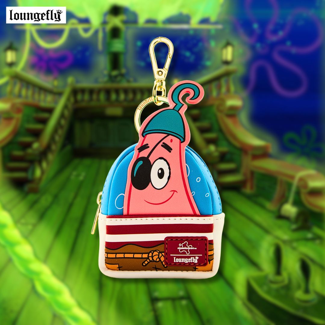 Patrick Mini Backpack Keychain Charm