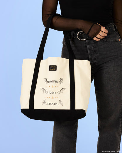 A Court of Thorns and Roses The Bat Boys Canvas Tote Bag