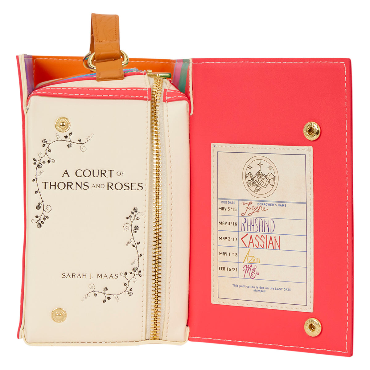 A Court of Thorns and Roses Book Series Figural Crossbody Bag