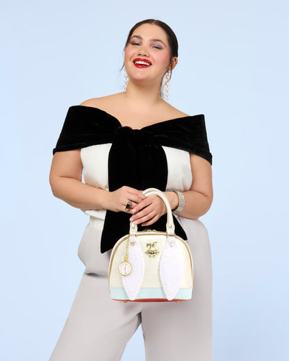 Disney Alice in Wonderland White Rabbit Handbag