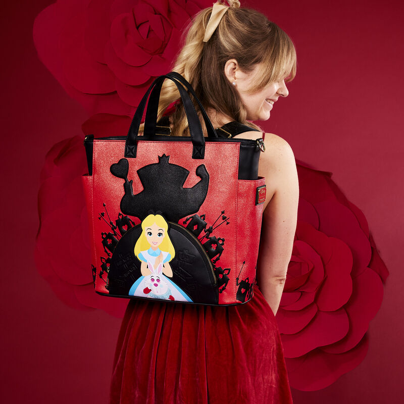 Disney Alice in Wonderland Villains Convertible Crossbody Purse