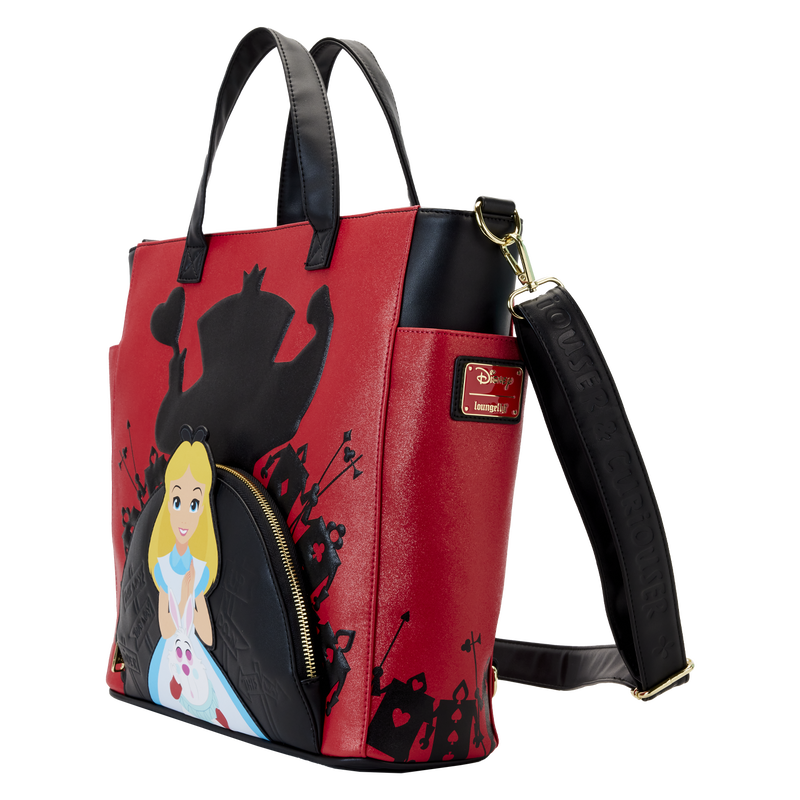 Disney Alice in Wonderland Villains Convertible Crossbody Purse