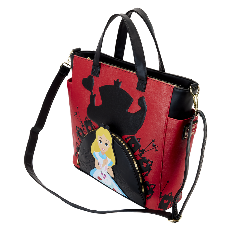 Disney Alice in Wonderland Villains Convertible Crossbody Purse