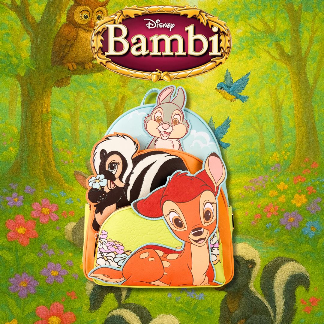 Disney Bambi Triple Pocket Mini Backpack