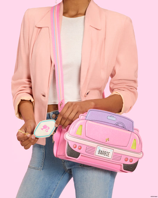 Barbie Corvette Car Light-Up Crossbody Bag with Coin Bag