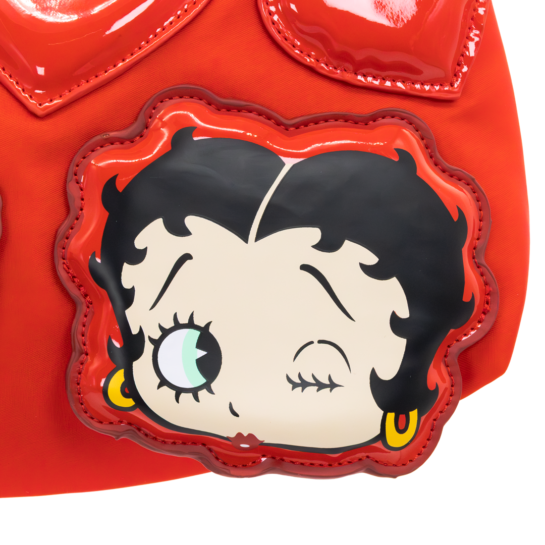 Betty Boop Padded Nylon Baguette w/ Webbing Strap