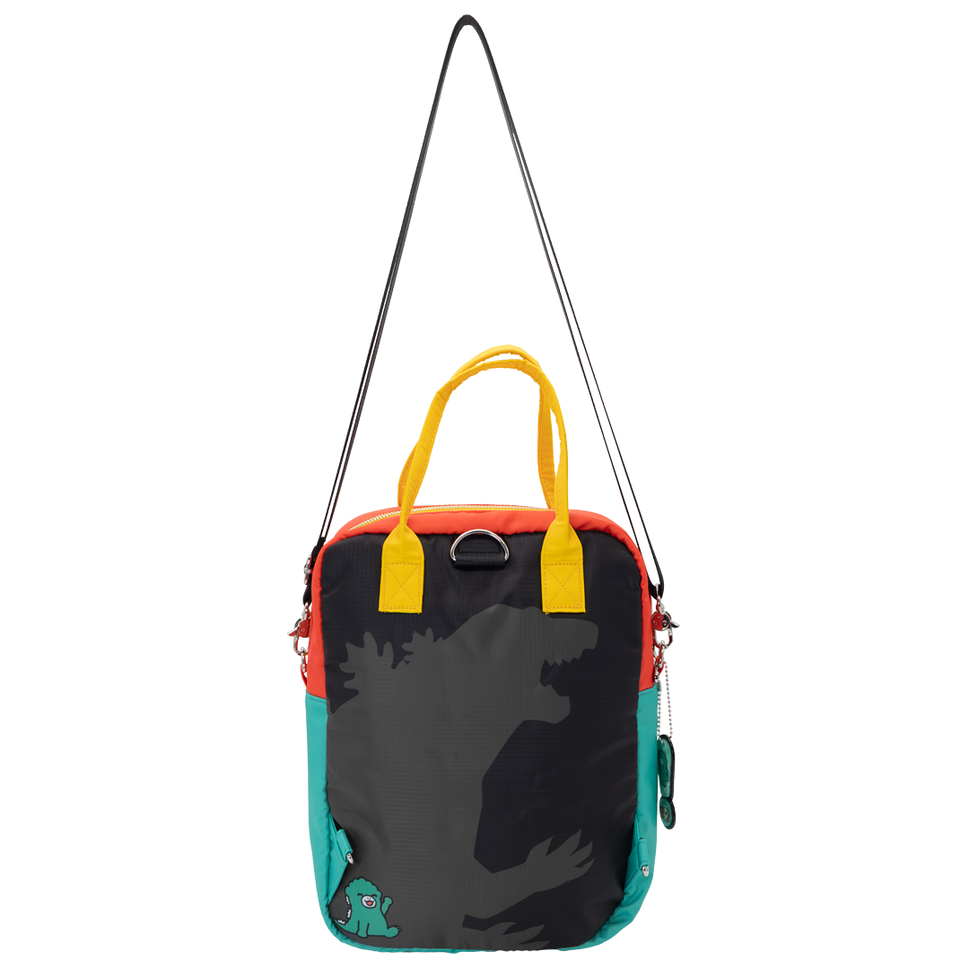 Chibi Godzilla Raids Again Reversible/Convertible Crossbody Bag