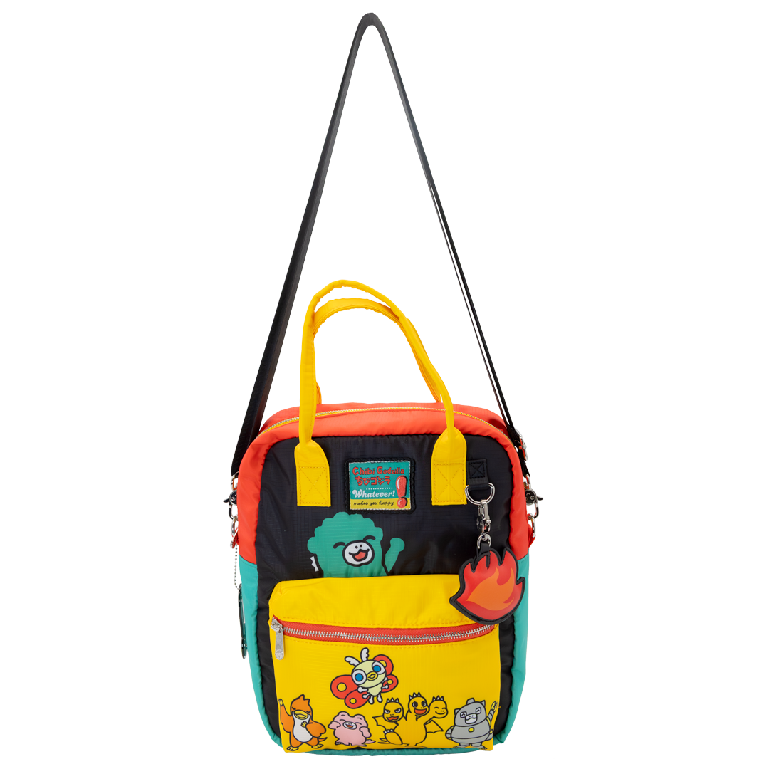 Chibi Godzilla Raids Again Reversible/Convertible Crossbody Bag