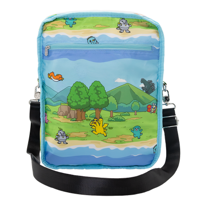 Chibi Godzilla Raids Again Reversible/Convertible Crossbody Bag