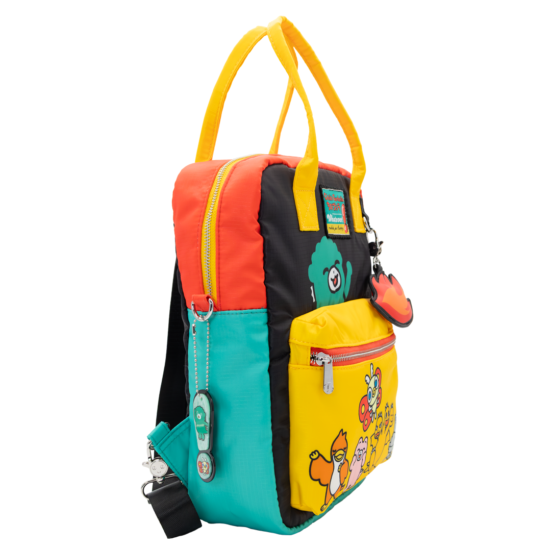 Chibi Godzilla Raids Again Reversible/Convertible Crossbody Bag