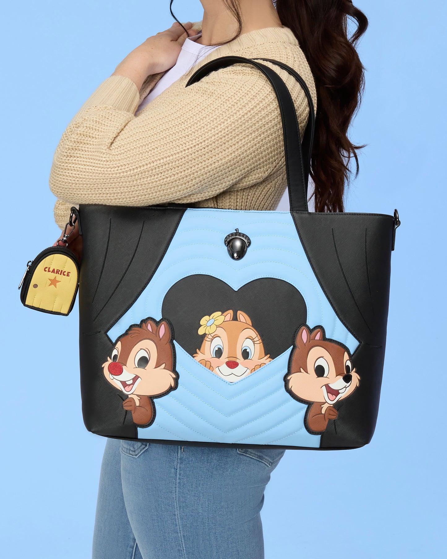 Chip 'n' Dale Two Chips & a Miss Tote Bag with Coin Bag